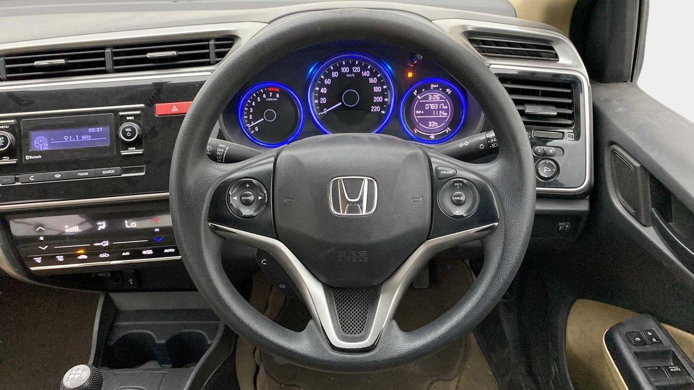 2015 Honda City 1.5L I-VTEC SV, CNG, Manual, 78,247 km, Steering Wheel Close Up