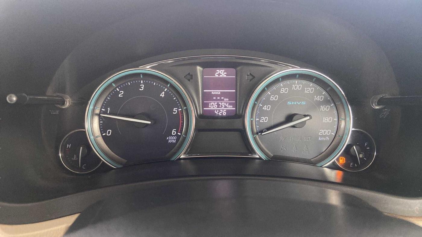 2017 Maruti Ciaz VDI+ SHVS, Diesel, Manual, 1,06,775 km, Odometer Image