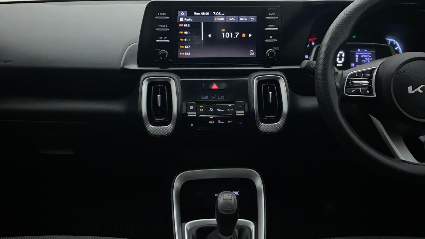 2022 KIA SONET HTK PLUS 1.0 IMT, Petrol, Manual, 7,671 km, Air Conditioner