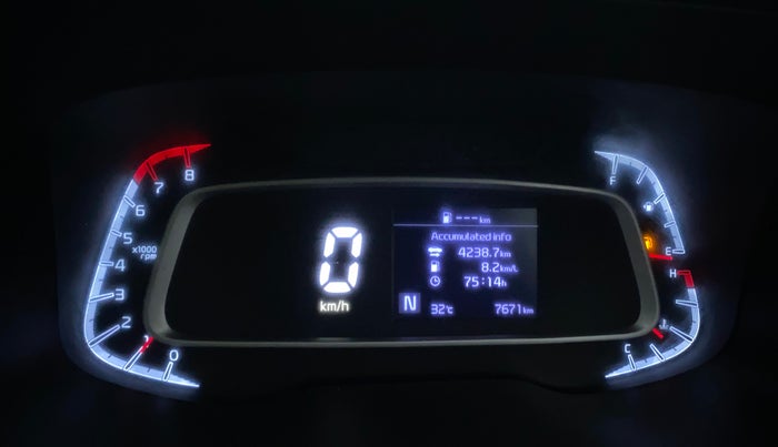 2022 KIA SONET HTK PLUS 1.0 IMT, Petrol, Manual, 7,671 km, Odometer Image