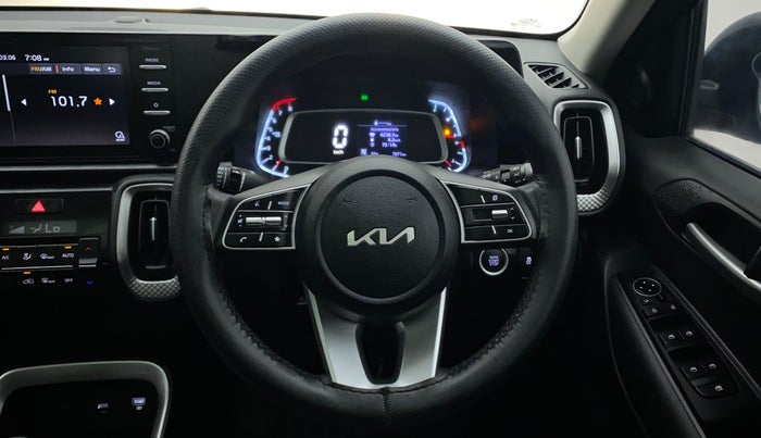 2022 KIA SONET HTK PLUS 1.0 IMT, Petrol, Manual, 7,671 km, Steering Wheel Close Up