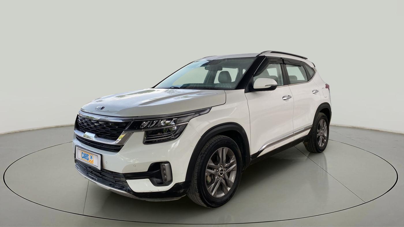 2020 KIA SELTOS HTX PLUS AT1.5 DIESEL, Diesel, Automatic, 73,055 km, Left Front Diagonal
