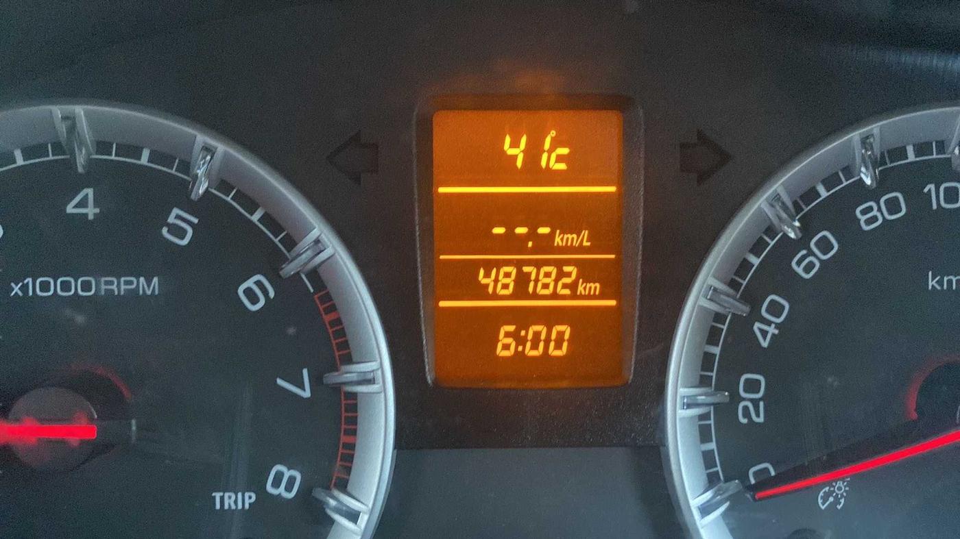 2012 Maruti Swift ZXI, Petrol, Manual, 48,782 km, Odometer Image