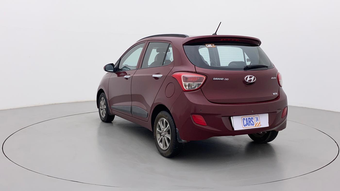 2014 Hyundai Grand i10 ASTA (O) 1.2 KAPPA VTVT, Petrol, Manual, 37,516 km, Left Back Diagonal