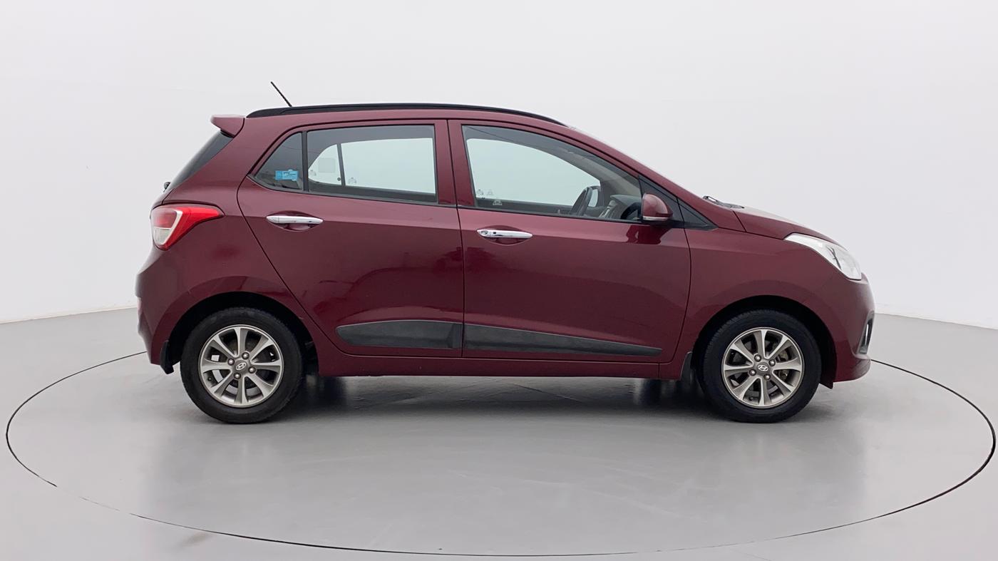 2014 Hyundai Grand i10 ASTA (O) 1.2 KAPPA VTVT, Petrol, Manual, 37,516 km, Right Side View