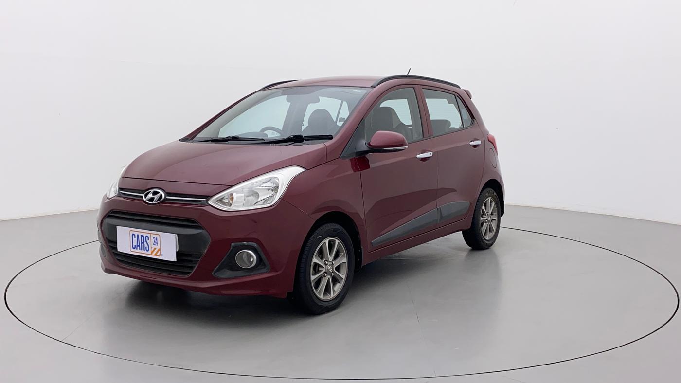 2014 Hyundai Grand i10 ASTA (O) 1.2 KAPPA VTVT, Petrol, Manual, 37,516 km, Left Front Diagonal