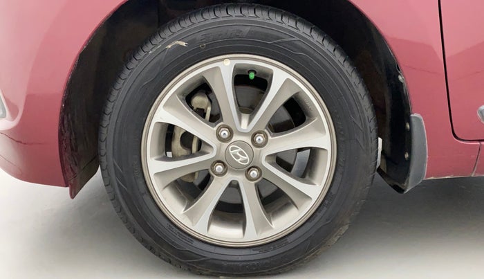2014 Hyundai Grand i10 ASTA (O) 1.2 KAPPA VTVT, Petrol, Manual, 37,516 km, Left Front Wheel