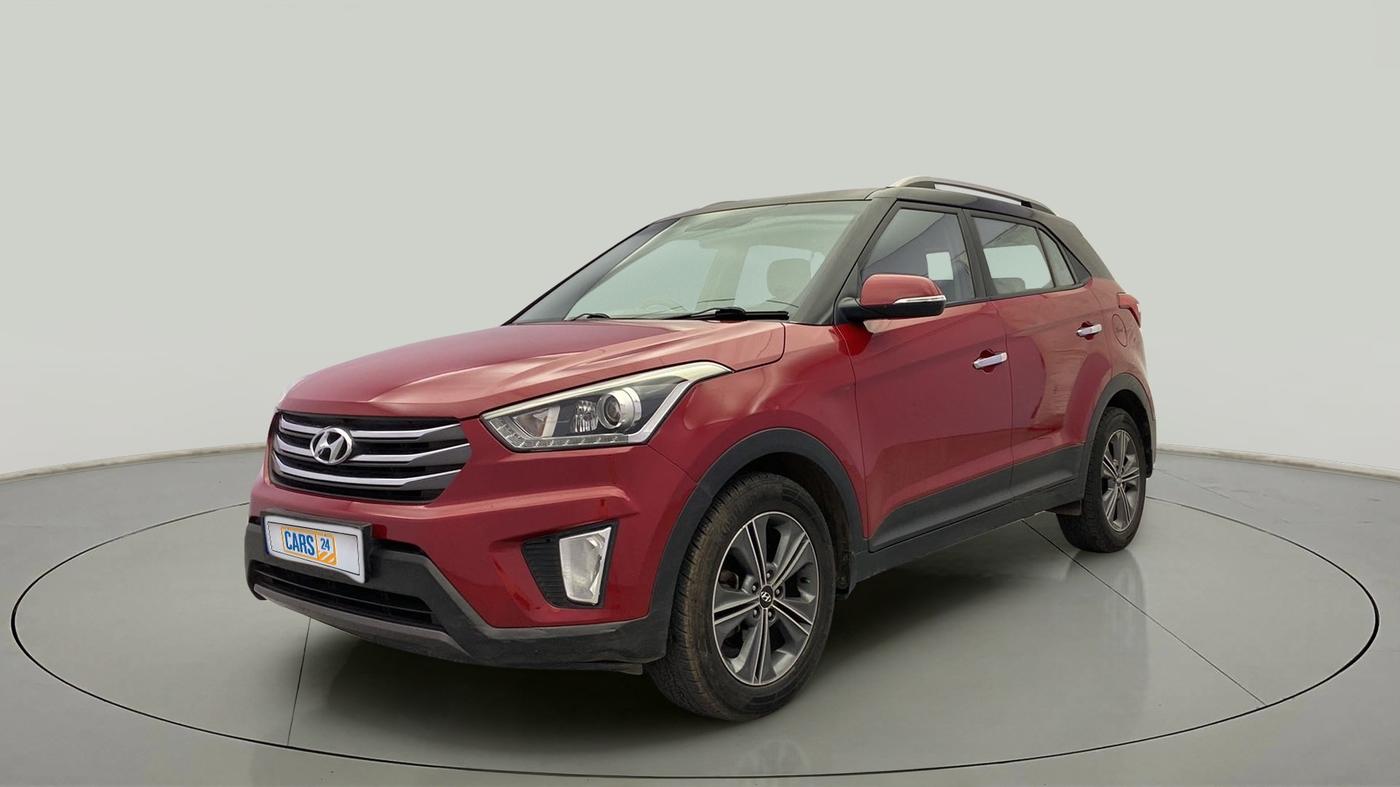 2016 Hyundai Creta SX PLUS AT 1.6 PETROL, Petrol, Automatic, 88,872 km, Left Front Diagonal