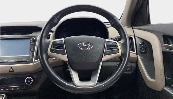 2016 Hyundai Creta SX PLUS AT 1.6 PETROL, Petrol, Automatic, 88,872 km, Steering Wheel Close Up