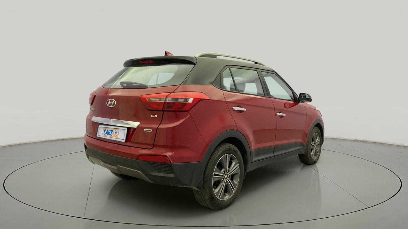 2016 Hyundai Creta SX PLUS AT 1.6 PETROL, Petrol, Automatic, 88,872 km, Right Back Diagonal
