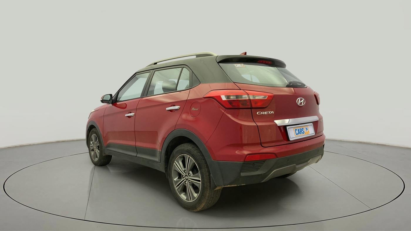 2016 Hyundai Creta SX PLUS AT 1.6 PETROL, Petrol, Automatic, 88,872 km, Left Back Diagonal