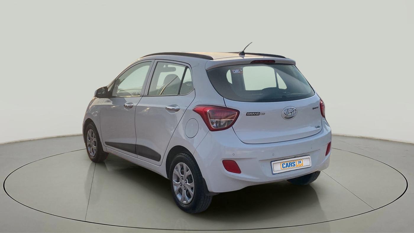 2014 Hyundai Grand i10 SPORTZ 1.2 KAPPA VTVT, Petrol, Manual, 41,219 km, Left Back Diagonal
