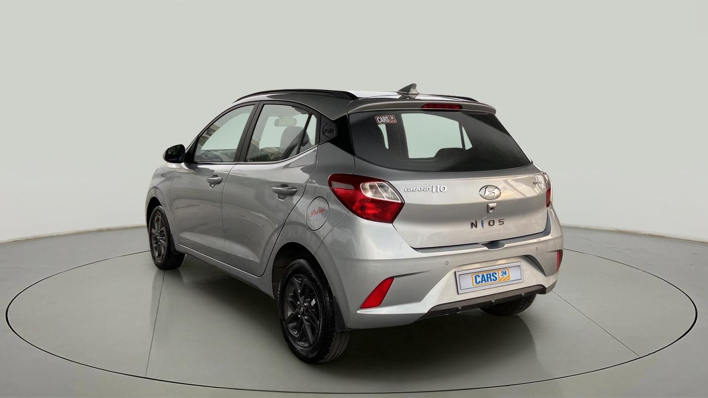 2021 Hyundai GRAND I10 NIOS SPORTZ 1.2 KAPPA VTVT, Petrol, Manual, 21,281 km, Left Back Diagonal