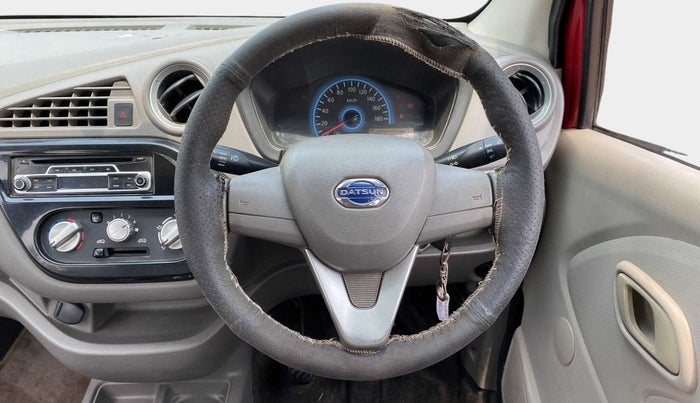 2017 Datsun Redi Go T (O), Petrol, Manual, 75,320 km, Steering Wheel Close Up