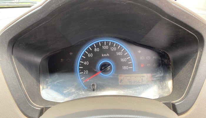 2017 Datsun Redi Go T (O), Petrol, Manual, 75,320 km, Odometer Image