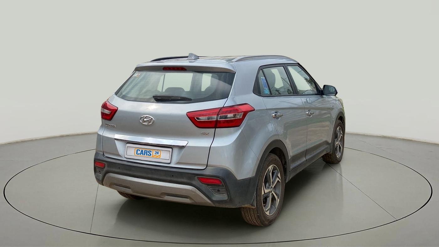 2019 Hyundai Creta SX AT 1.6 PETROL, Petrol, Automatic, 58,354 km, Right Back Diagonal