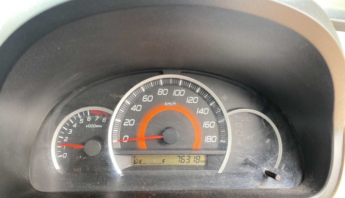 2013 Maruti Wagon R 1.0 VXI, Petrol, Manual, 76,286 km, Odometer Image