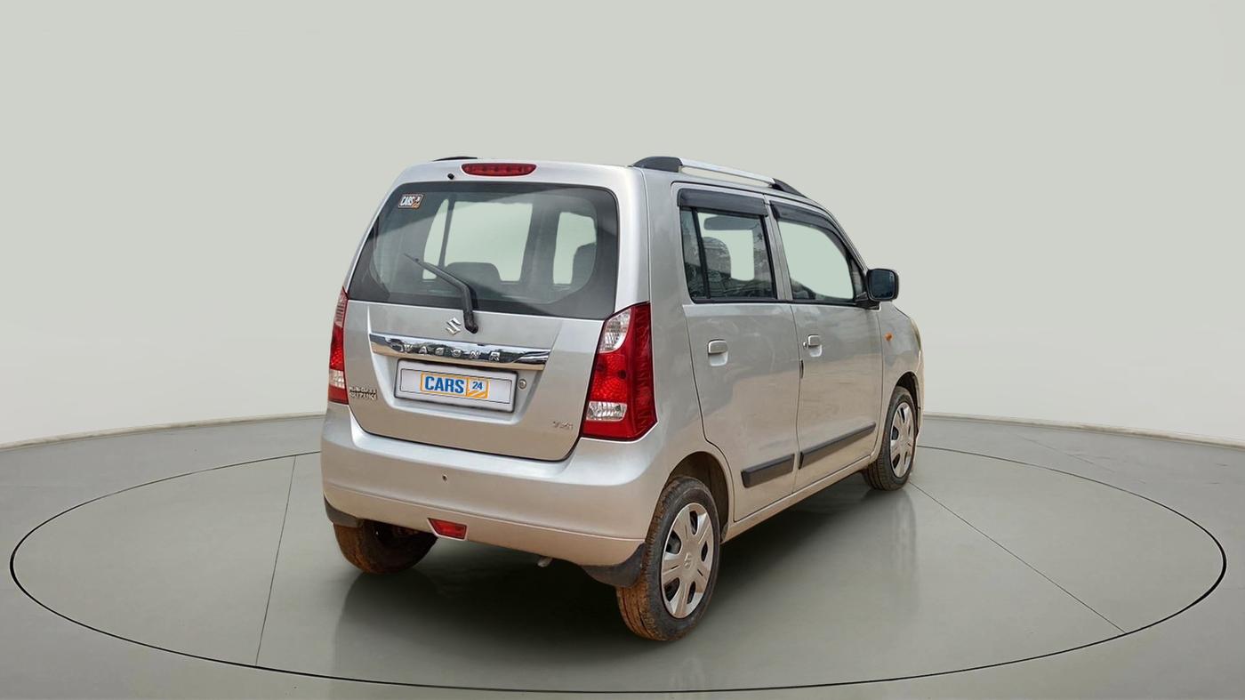 2013 Maruti Wagon R 1.0 VXI, Petrol, Manual, 76,286 km, Right Back Diagonal