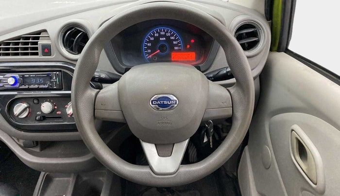 2016 Datsun Redi Go S, Petrol, Manual, 83,265 km, Steering Wheel Close Up