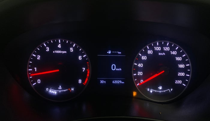 2019 Hyundai Elite i20 ASTA 1.2 (O), Petrol, Manual, 61,986 km, Odometer Image