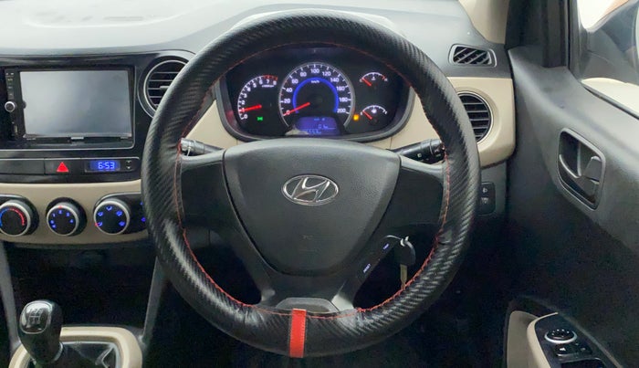 2016 Hyundai Grand i10 MAGNA 1.2 KAPPA VTVT, Petrol, Manual, 76,685 km, Steering Wheel Close Up