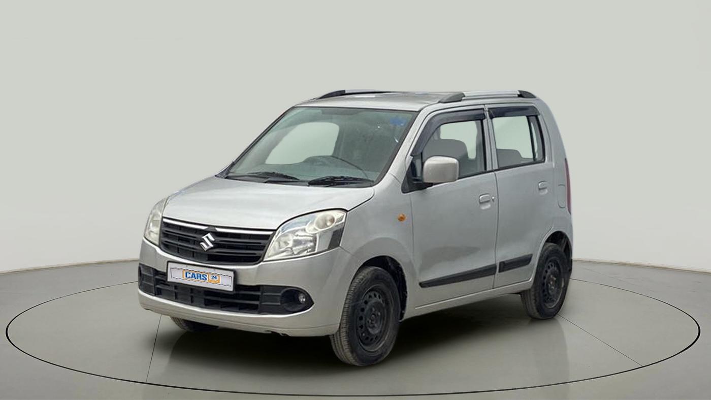 2012 Maruti Wagon R 1.0 VXI, Petrol, Manual, 75,967 km, Left Front Diagonal