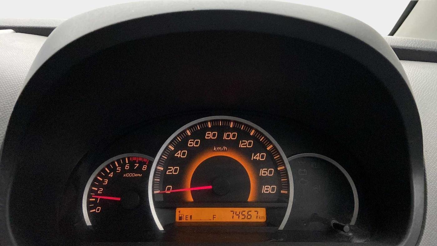2012 Maruti Wagon R 1.0 VXI, Petrol, Manual, 75,967 km, Odometer Image