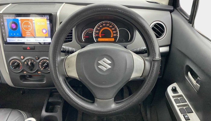 2012 Maruti Wagon R 1.0 VXI, Petrol, Manual, 79,478 km, Steering Wheel Close Up