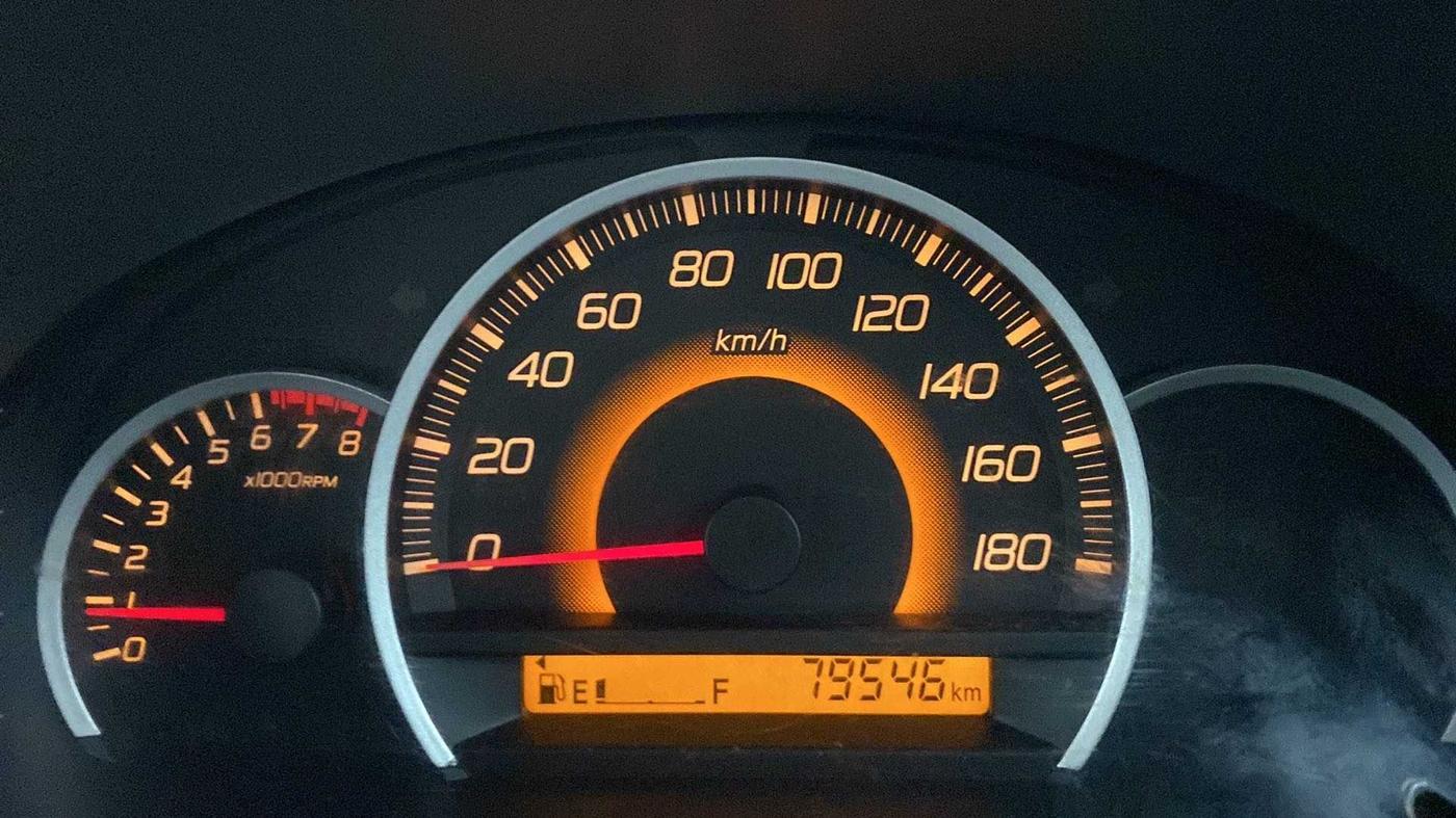 2012 Maruti Wagon R 1.0 VXI, Petrol, Manual, 79,478 km, Odometer Image