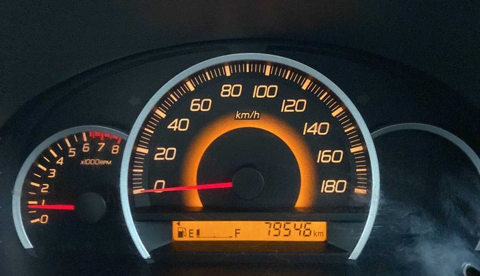2012 Maruti Wagon R 1.0 VXI, Petrol, Manual, 79,478 km, Odometer Image