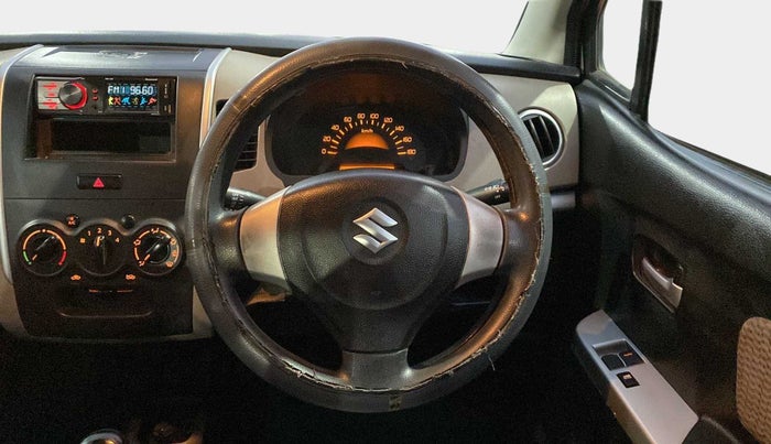 2013 Maruti Wagon R 1.0 LXI, Petrol, Manual, 22,242 km, Steering Wheel Close Up