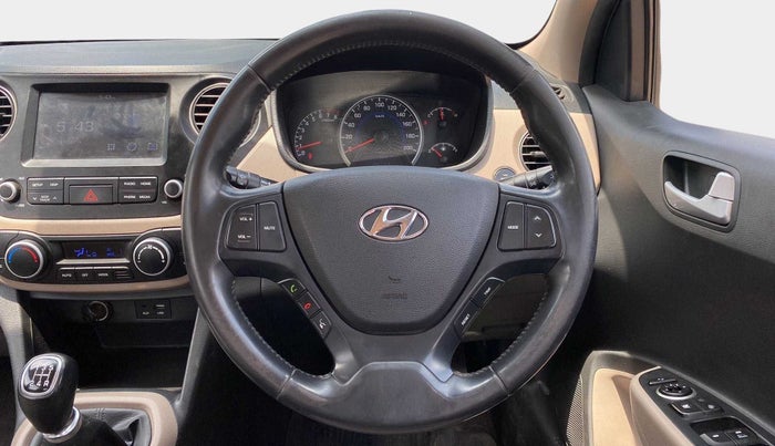 2018 Hyundai Grand i10 ASTA 1.2 KAPPA VTVT, Petrol, Manual, 65,498 km, Steering Wheel Close Up