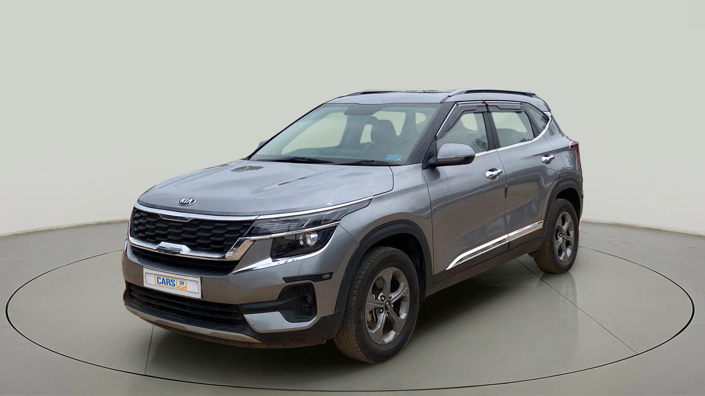 2021 KIA SELTOS HTK PLUS 1.5 IMT, Petrol, Manual, 43,811 km, Left Front Diagonal