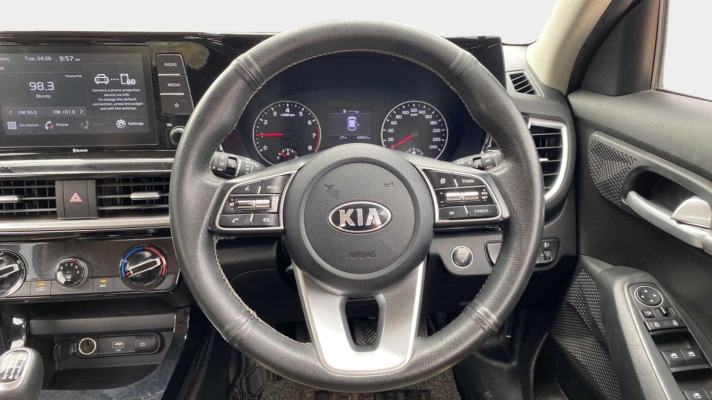 2021 KIA SELTOS HTK PLUS 1.5 IMT, Petrol, Manual, 43,811 km, Steering Wheel Close Up
