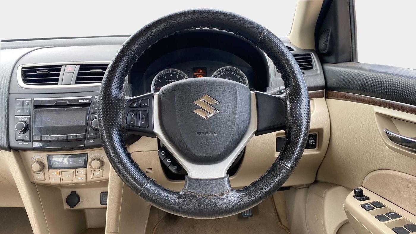 2016 Maruti Swift Dzire ZXI, Petrol, Manual, 86,301 km, Steering Wheel Close Up
