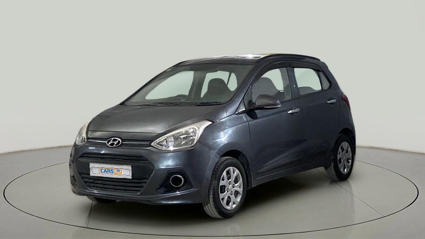 2014 Hyundai Grand i10 SPORTZ 1.2 KAPPA VTVT, Petrol, Manual, 48,626 km, Left Front Diagonal