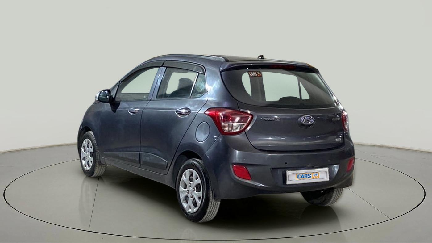 2014 Hyundai Grand i10 SPORTZ 1.2 KAPPA VTVT, Petrol, Manual, 48,626 km, Left Back Diagonal