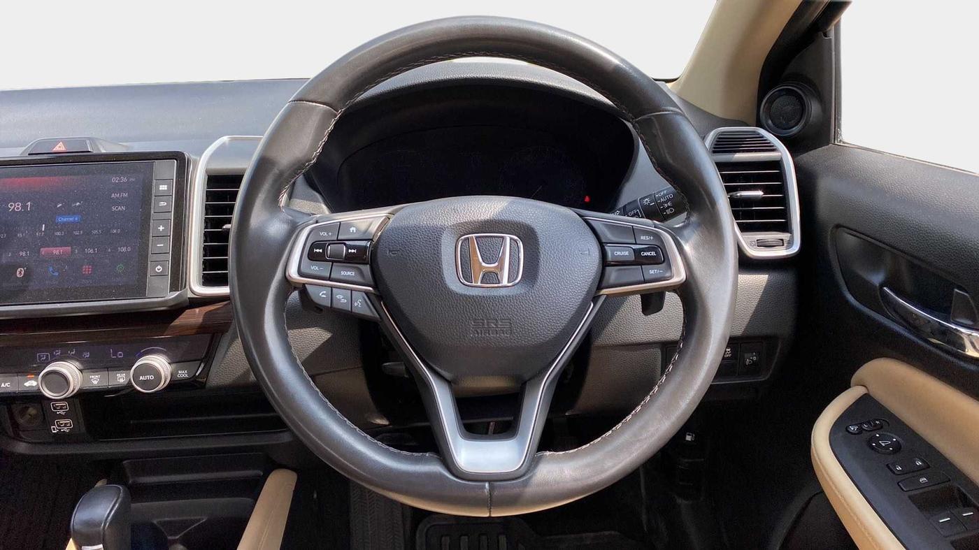 2022 Honda City 1.5L I-VTEC ZX CVT, Petrol, Automatic, 10,168 km, Steering Wheel Close Up