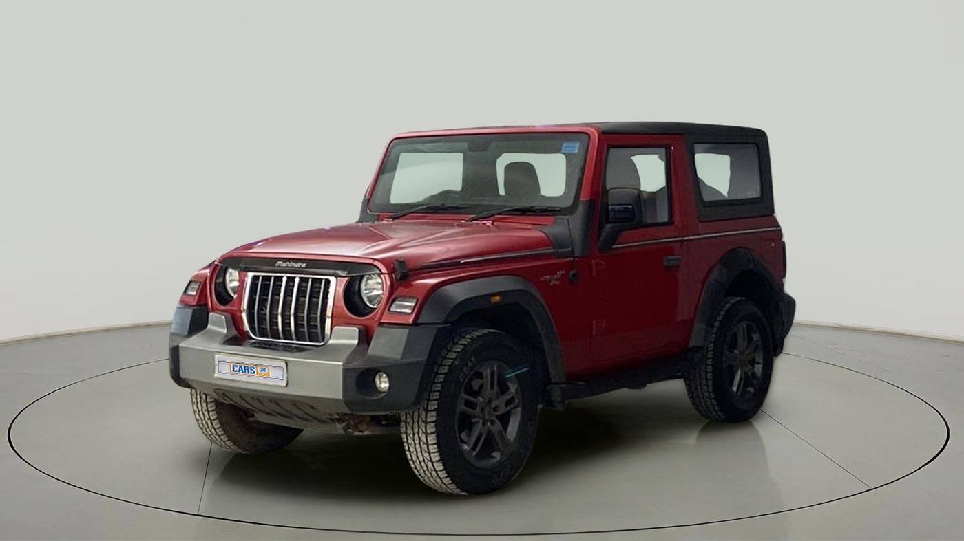 2021 Mahindra Thar LX PETROL HT 4WD AT, Petrol, Automatic, 19,467 km, Left Front Diagonal
