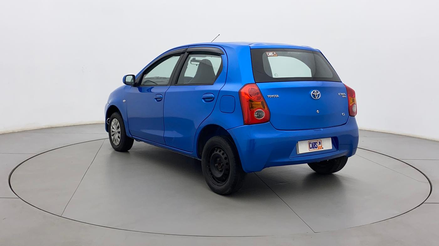 2011 Toyota Etios Liva G, Petrol, Manual, 52,343 km, Left Back Diagonal