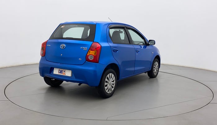 2011 Toyota Etios Liva G, Petrol, Manual, 52,343 km, Right Back Diagonal