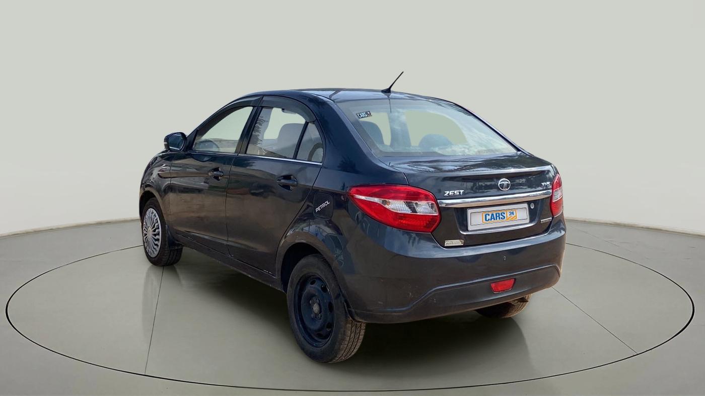 2016 Tata Zest XMS PETROL, Petrol, Manual, 80,104 km, Left Back Diagonal