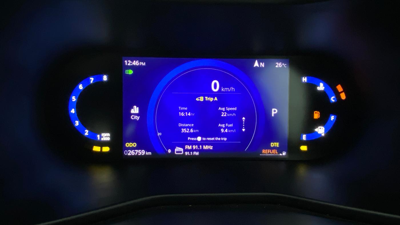 2024 Tata NEXON CREATIVE+ DCA 1.2 PETROL, Petrol, Automatic, 26,759 km, Odometer Image