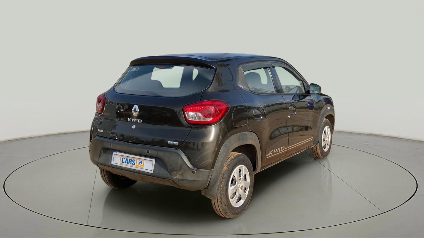 2018 Renault Kwid RXT 1.0 AMT (O), Petrol, Automatic, 90,363 km, Right Back Diagonal