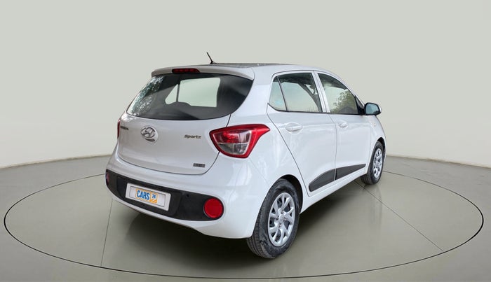 2017 Hyundai Grand i10 SPORTZ 1.2 KAPPA VTVT, CNG, Manual, 91,466 km, Right Back Diagonal