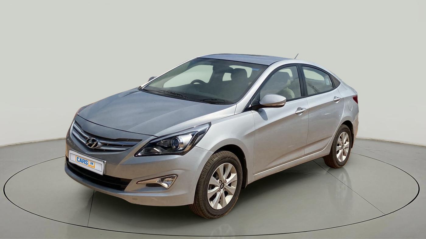 2015 Hyundai Verna FLUIDIC 4S 1.6 VTVT S, Petrol, Manual, 44,418 km, Left Front Diagonal
