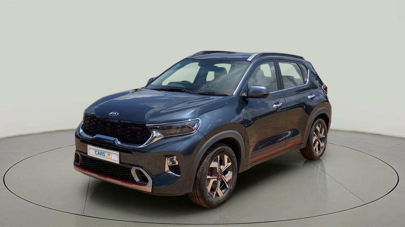 2020 KIA SONET GTX PLUS 1.0 DCT, Petrol, Automatic, 18,143 km, Left Front Diagonal