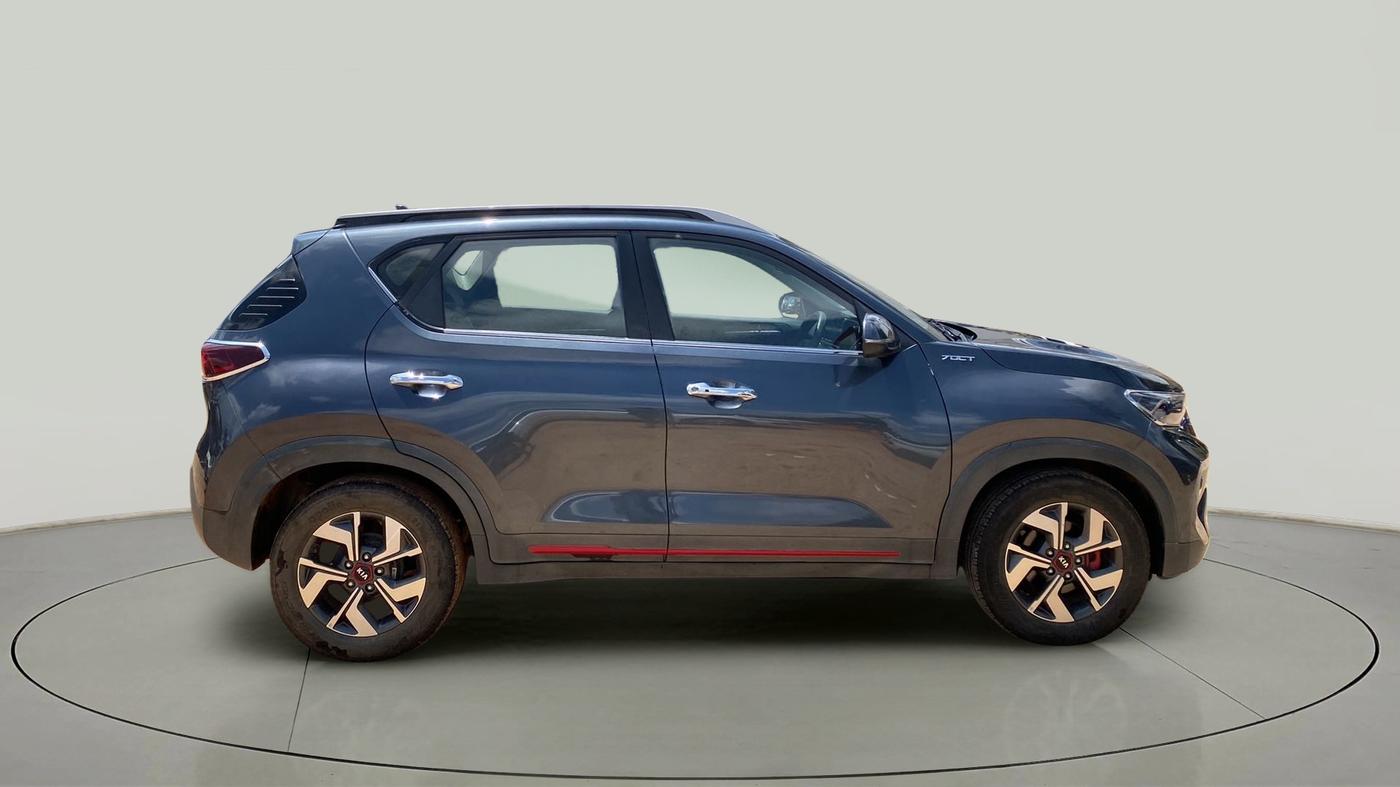 2020 KIA SONET GTX PLUS 1.0 DCT, Petrol, Automatic, 18,143 km, Right Side View