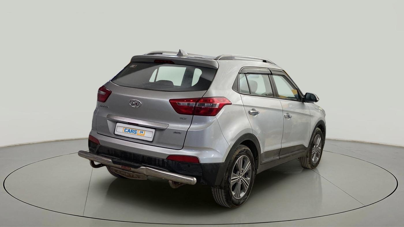 2018 Hyundai Creta SX PLUS AT 1.6 PETROL, Petrol, Automatic, 86,310 km, Right Back Diagonal