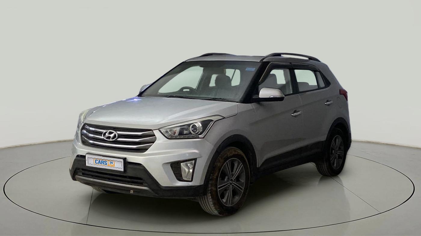 2018 Hyundai Creta SX PLUS AT 1.6 PETROL, Petrol, Automatic, 86,310 km, Left Front Diagonal